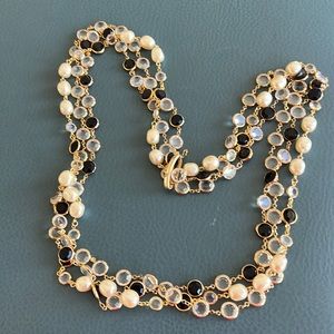 Set of 3 Swarovski style chains